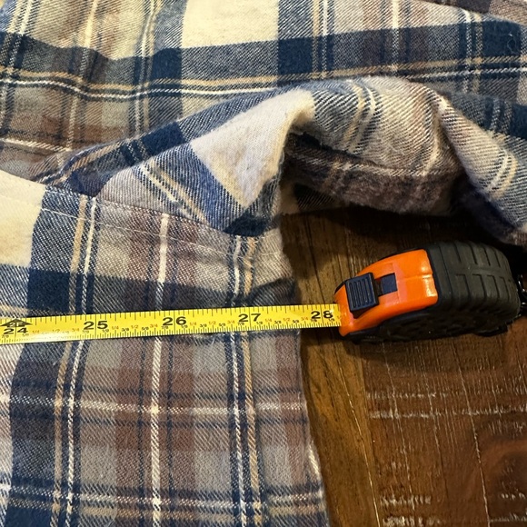LL Bean scotch plaid shirt Sherpa lined. - Picture 10 of 12